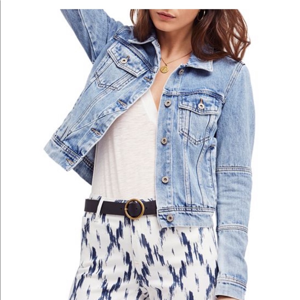 Free People Rumors Denim Jacket NWT